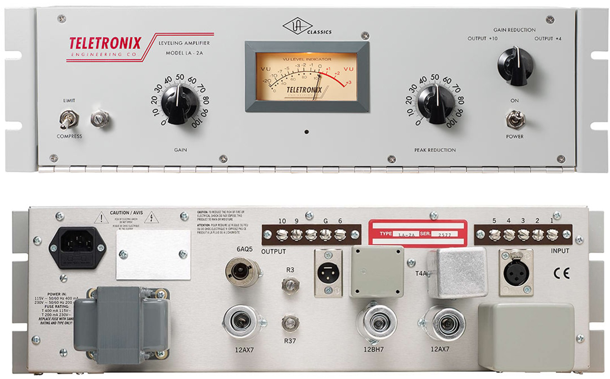 COMPRESSOR UNIVERSAL AUDIO TELETRONIX LA-2A - AT PROAUDIO