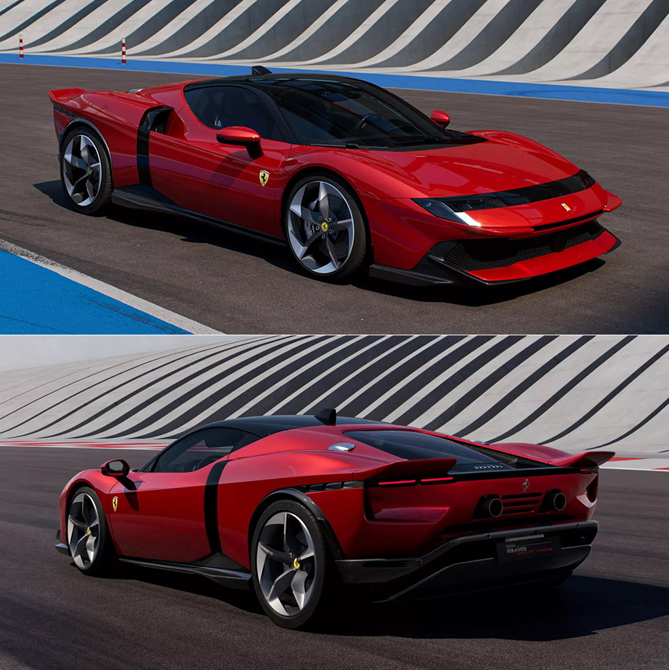 Ferrari's 849 Testarossa is a Modern Legend Reborn with 1,036