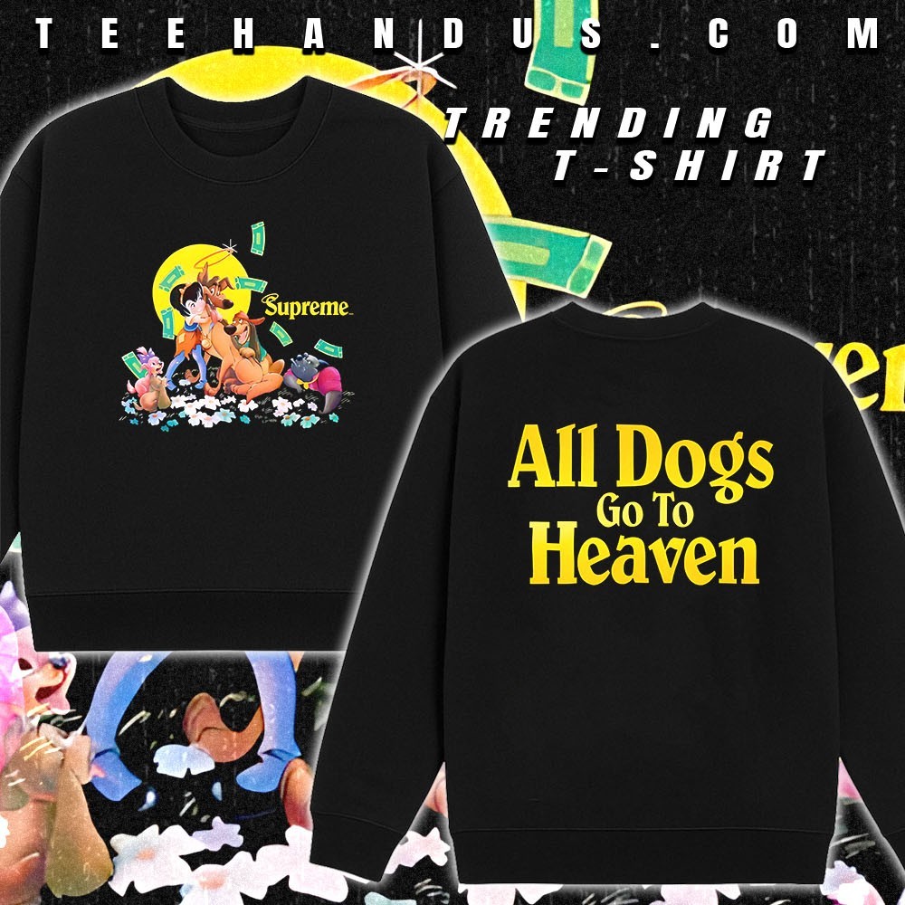 黒 Supreme All Dogs Go To Heaven L/S Top XL 黒 Supreme All Dogs Go