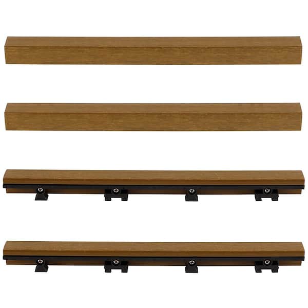 NewTechWood 1/12 ft. x 1 ft. Quick Deck Composite Deck Tile