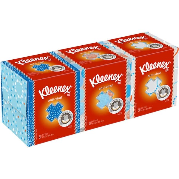 Kleenex Anti-Viral Cube Facial Tissue (68-Count) KCC21286 - The
