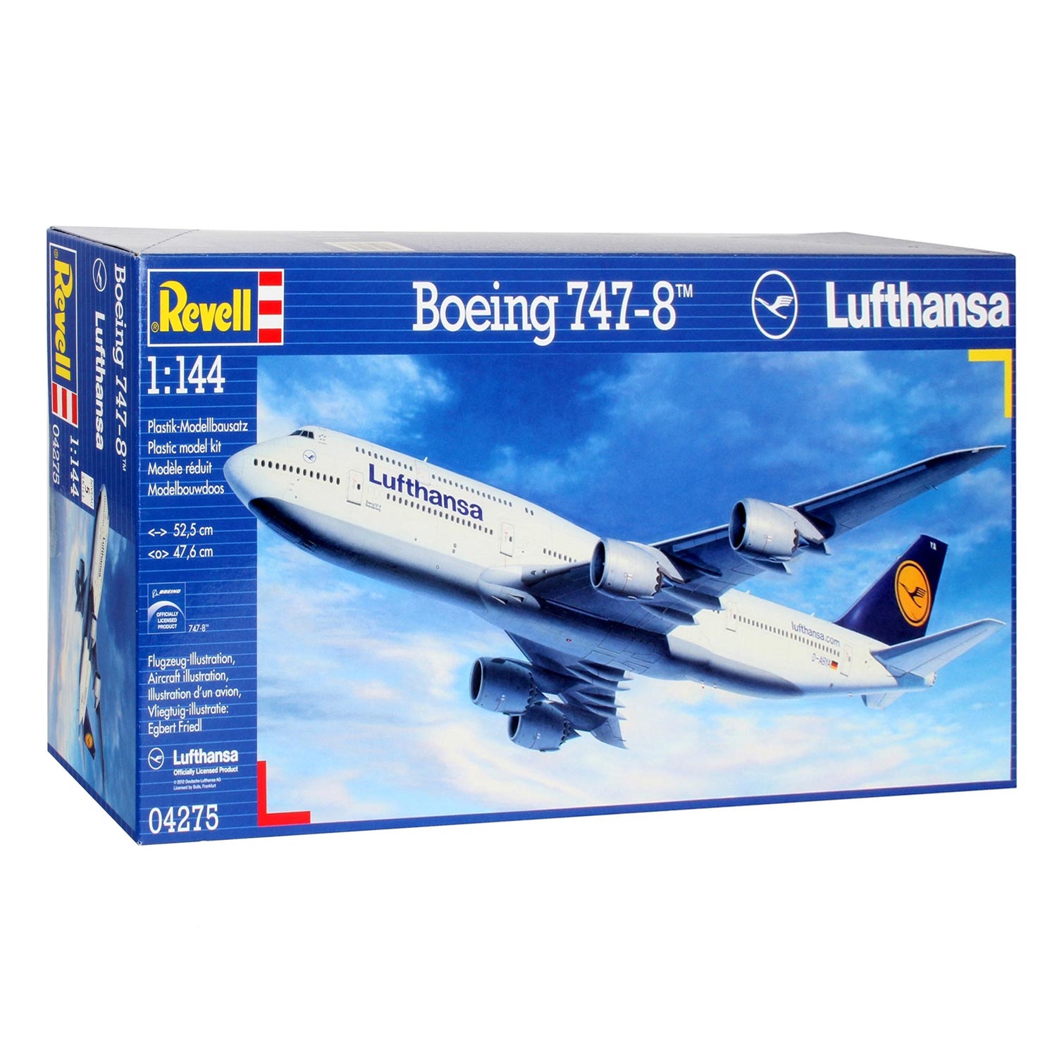 Revell B 747-8 Lufthansa新塗装機レベル1/144