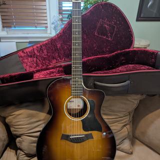 Taylor214ce-Koa SBギターケースピックカポ付き Taylor214ce-Koa SB