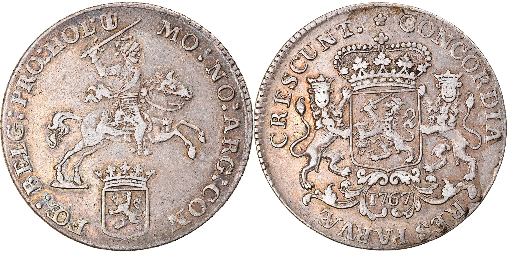 Silver rider Ducaton VOC 1739 シルバーライダー Coin, Netherlands