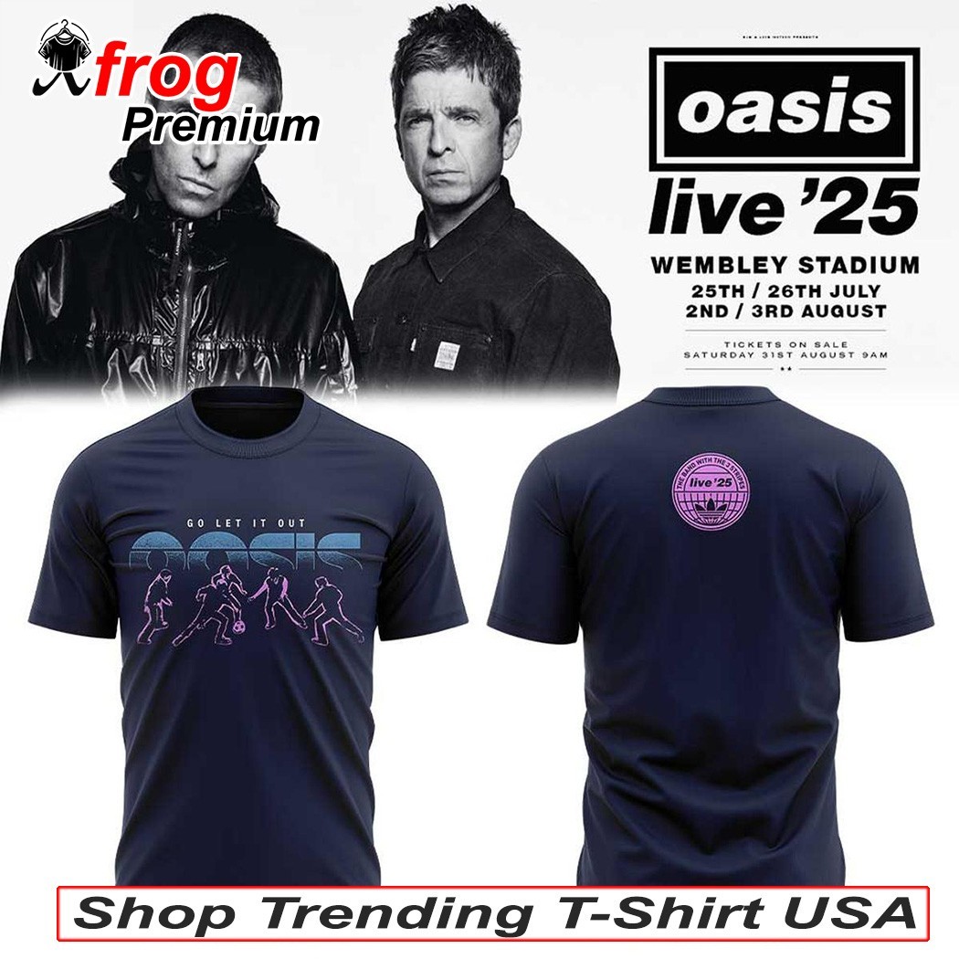 Oasis oasis go let it out Tシャツ Oasis - Go Let It Out T-Shirt