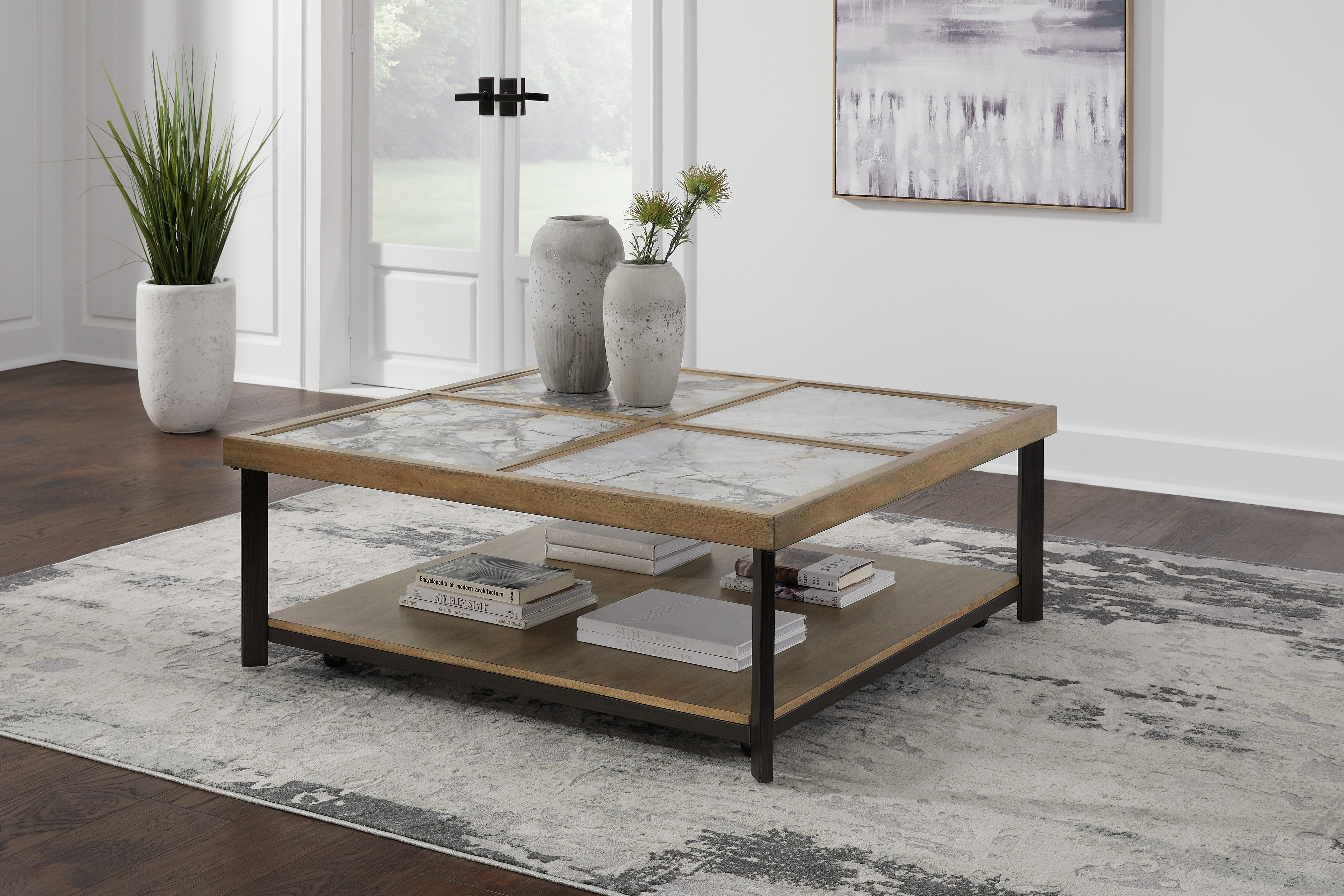 Signature Design by Ashley Living Room Montia Coffee Table T632-8