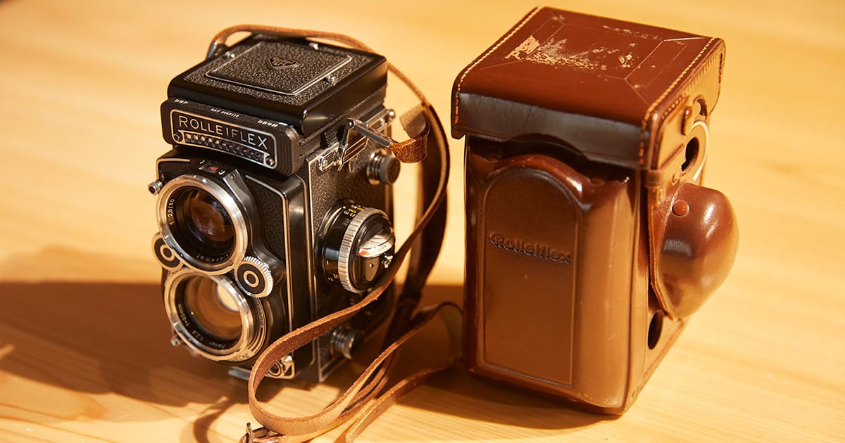 ドイツ製二眼レフ可動品】ローライコードⅠa型ヴァージョン1（二眼-13