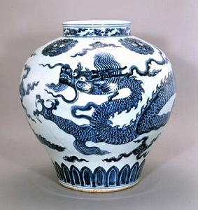 とし 中国陶磁器 明朝宣徳 鳥文鎮 とし 中国陶磁器 明朝宣徳