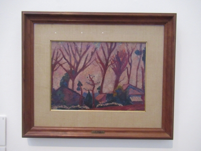 山田新一 イドラ にて 油彩画 油絵 風景画 ギリシャ エーゲ海 師: 藤島