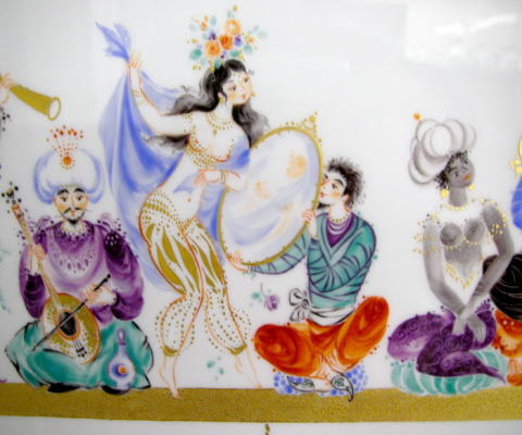 AKK172 本物保証 マイセン ハインツ・ヴェルナー 薔薇のブーケ