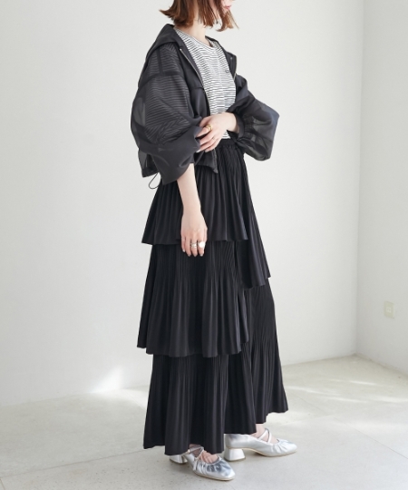 プリーツティアードスカート/MAJESTIC LEGON(マジェスティックレゴン