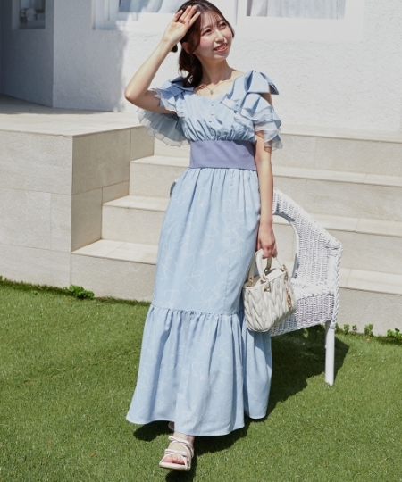 ∞フリルリボンコルセットワンピース/MAJESTIC LEGON(マジェスティック