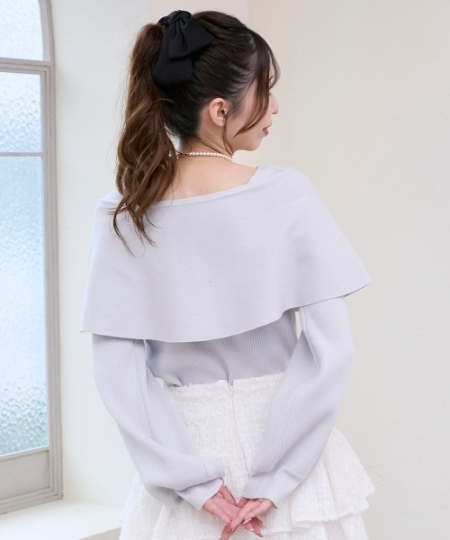 アイカツ ロマンティックビジューリボンニット ロマンティックビジュー