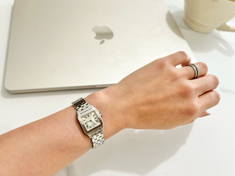 廃盤】 カルティエ サントスドゥモワゼル SS