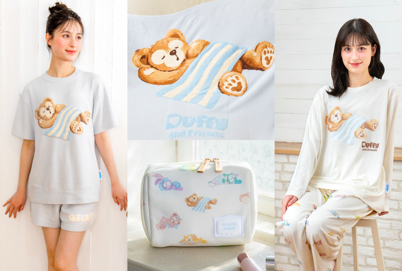 gelato pique ルームウェアセット ダッフィー ジェラートピケ
