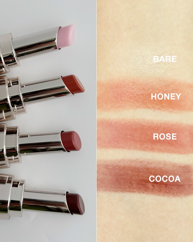 ラ・メール初のリップトリートメント全4色をスウォッチ！ スキンケア