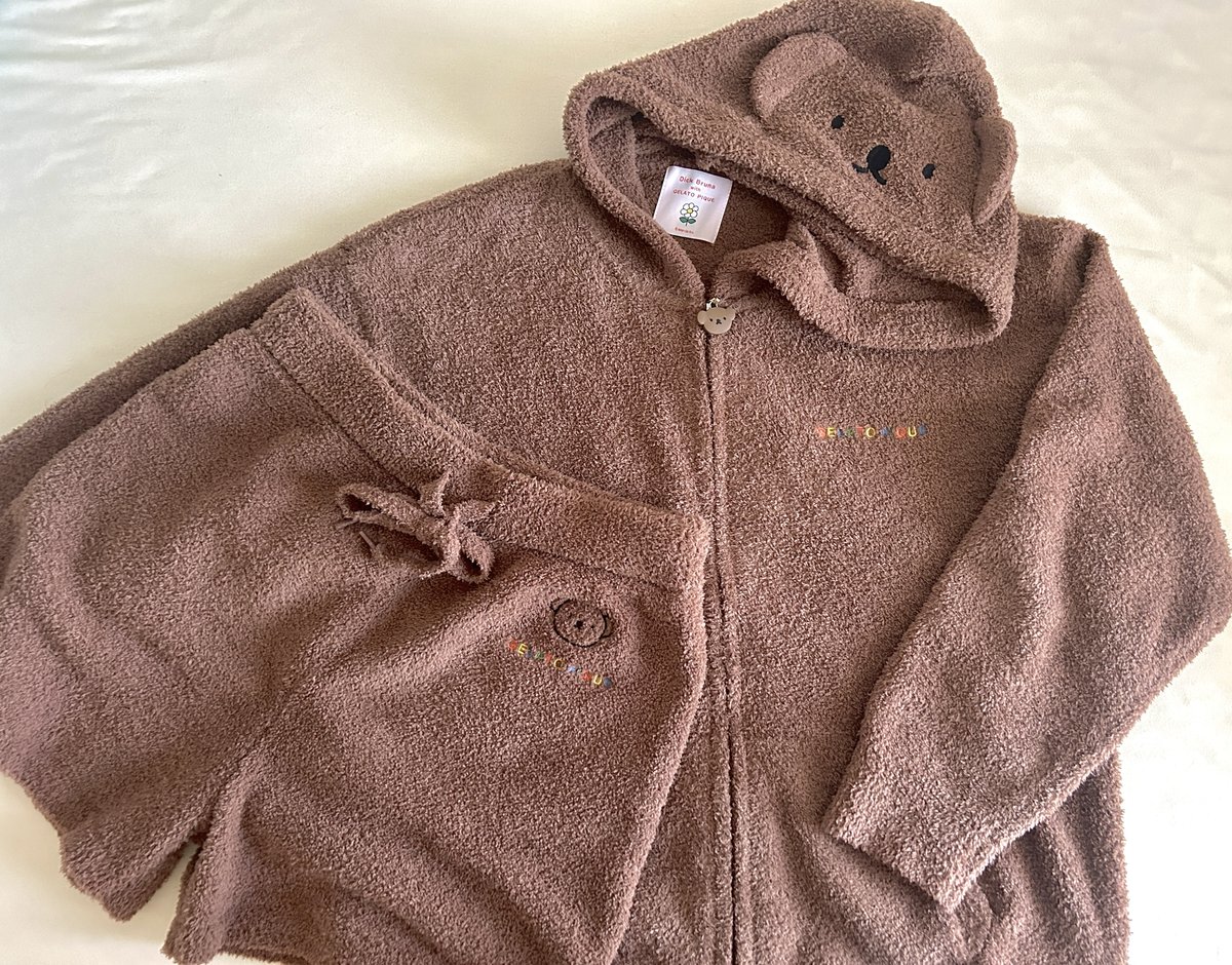 くまのボリスになれる、【Dick Bruna with GELATO PIQUE】のもこもこ