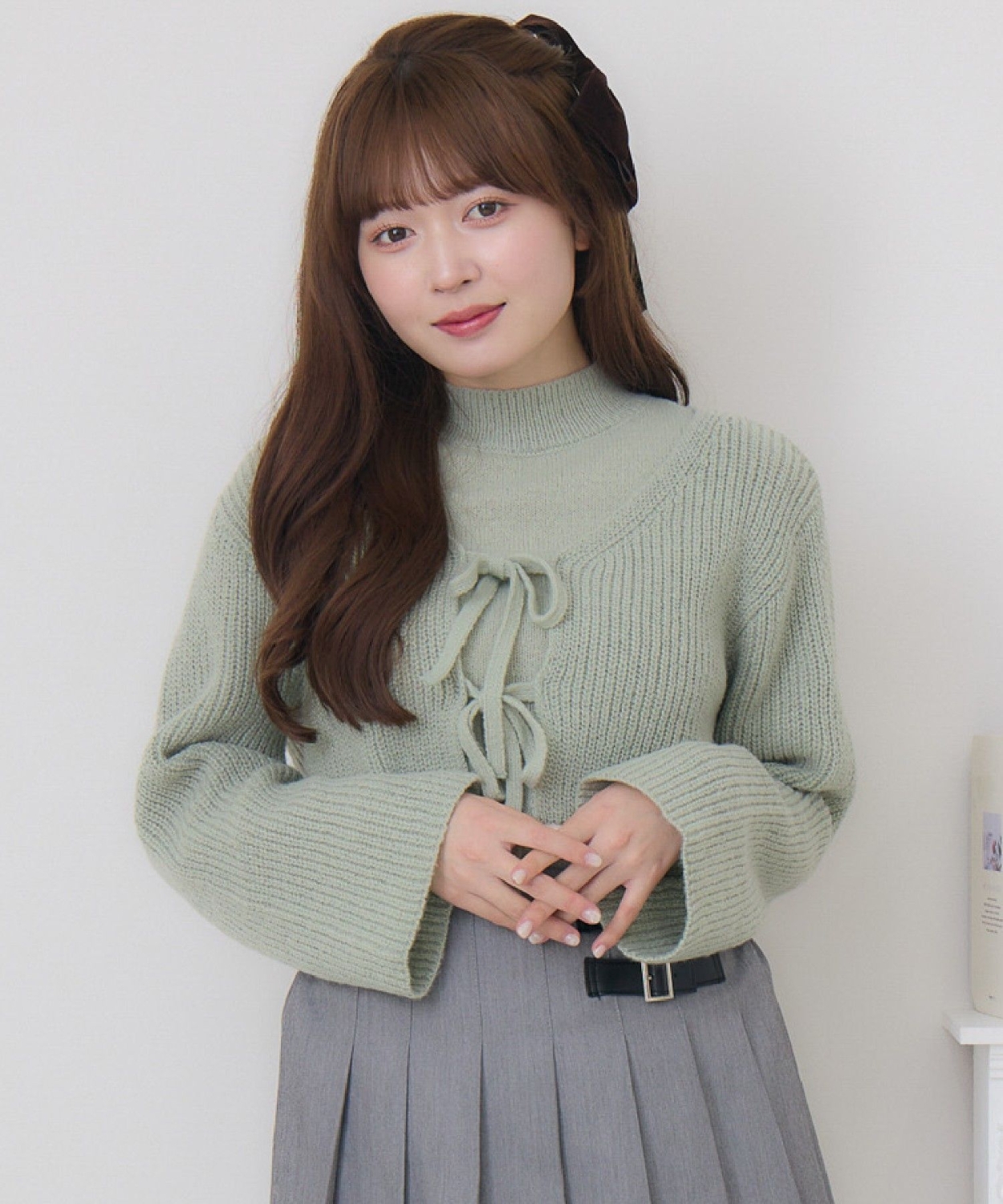 セットアイテム】リボンカーデNTSET|ems excite | RETRO GIRL ONLINE