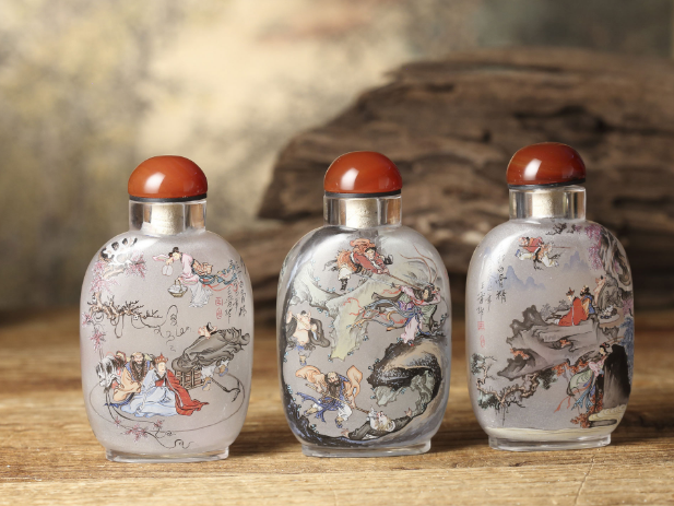 北京非遗：内画鼻烟壶 中國 内面細密画 鼻煙壺