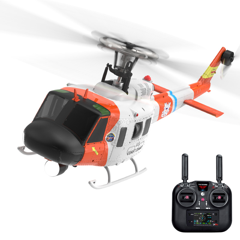 YUXIANG F07S UH-1D Huey GPS Stabilized Helicopter - RTF