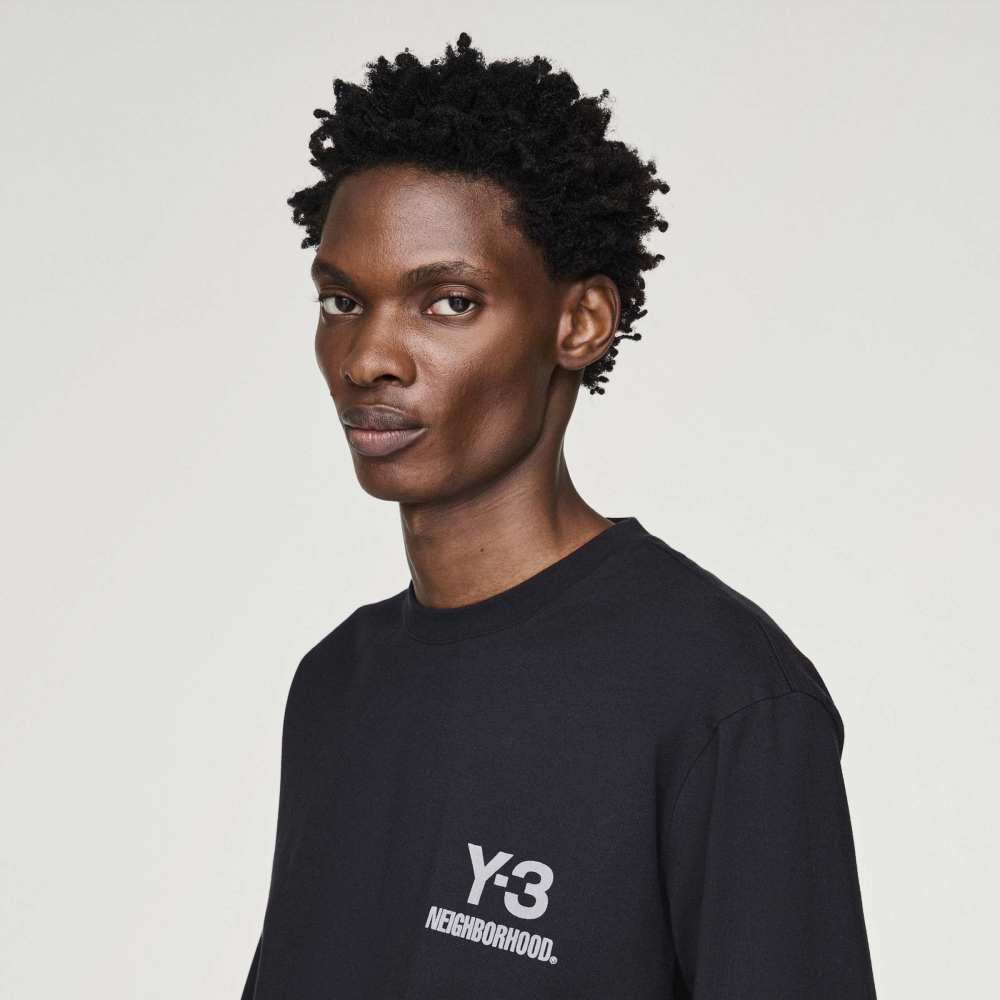 Y-3 NBHD LOGO LS TEE Y-3│Y-3 ワイスリー