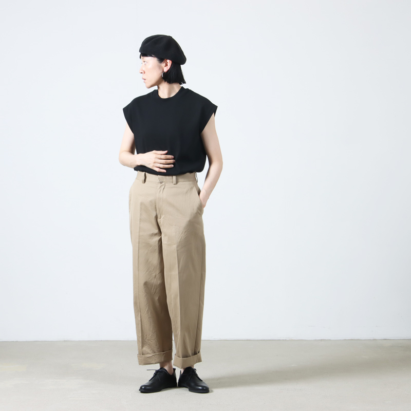 Yaeca チノパンツ クリーズド YAECA チノ クリーズド 30inch ホワイト