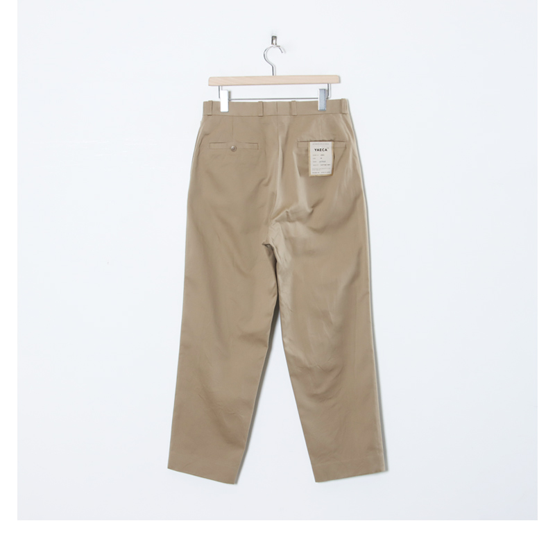 ⭐︎美品⭐︎YAECA ツータックパンツ KUSAKI KHAKI サイズS 美品