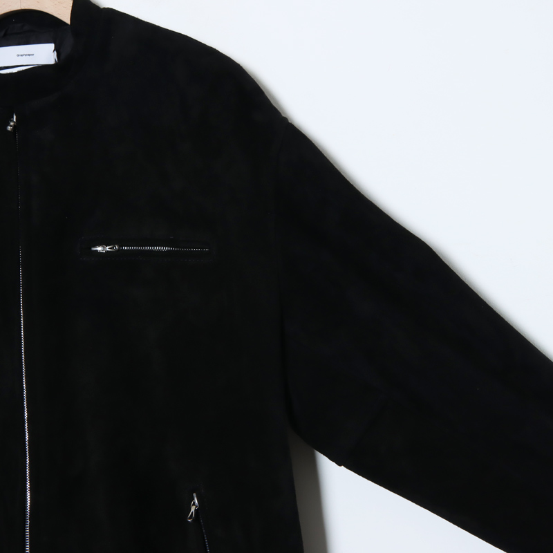 Graphpaper (グラフペーパー) Goat Suede Single Riders Jacket