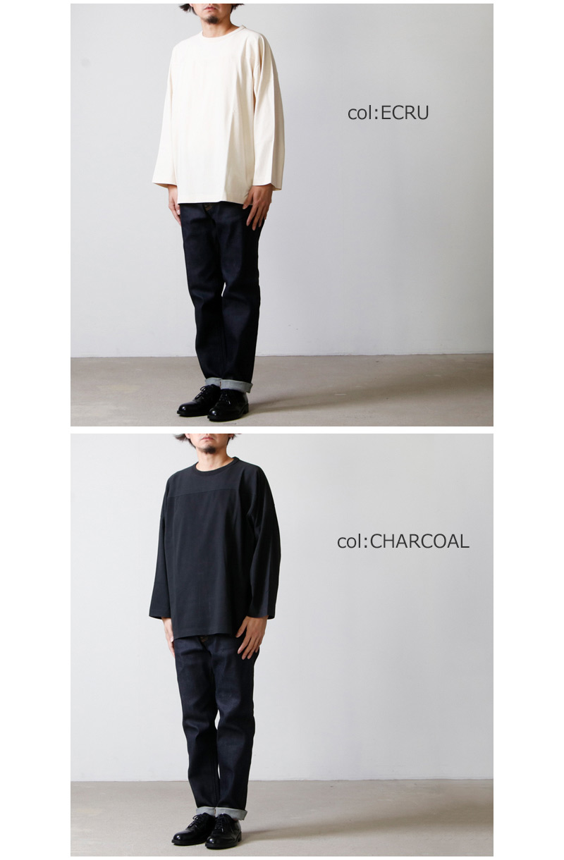 COMOLI フットボールtシャツ 3 ネイビー comoli】フットボールt