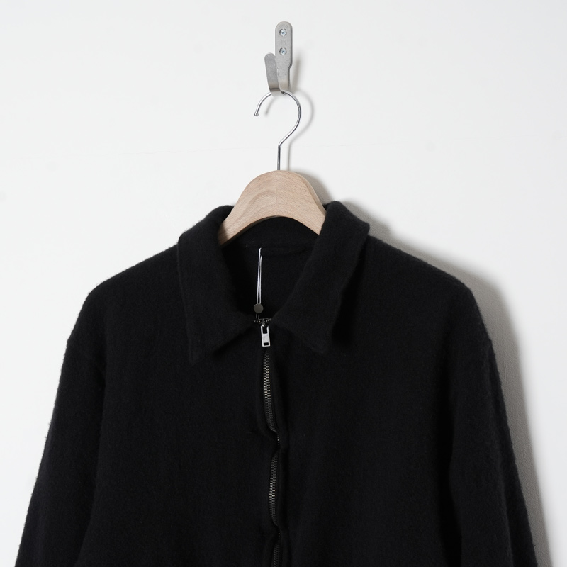 COMOLI (コモリ) 縮絨ウール ジップショートジャケット