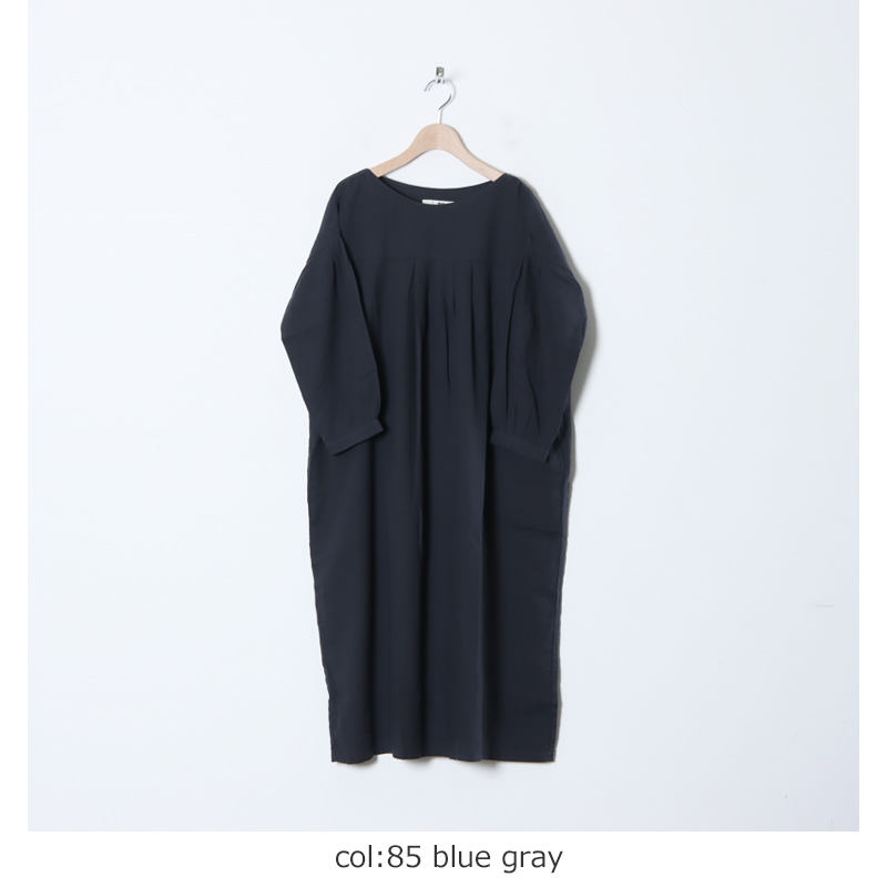 evameva (エヴァムエヴァ) cotton silk one piece / コットンシルク