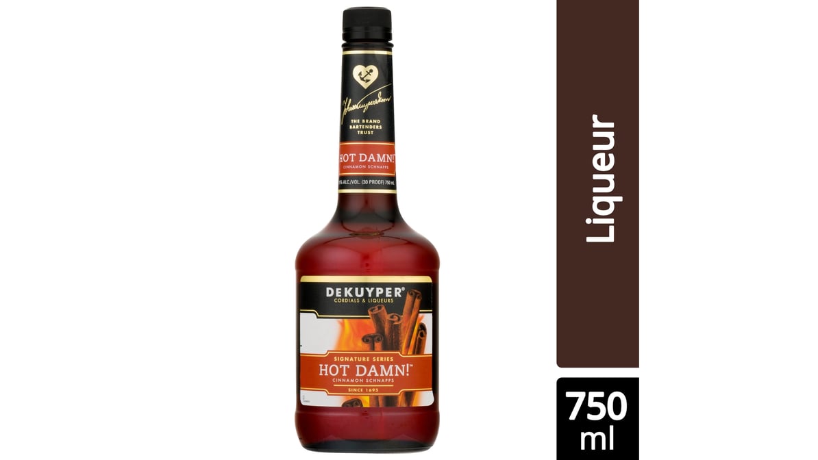DeKuyper Hot Damn! Signature Series Cinnamon Schnapps Liqueur
