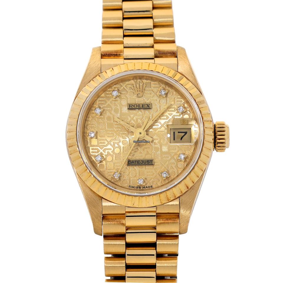 ROLEX 金無垢デイトジャスト 69178/79178 レディース 純正2コマ