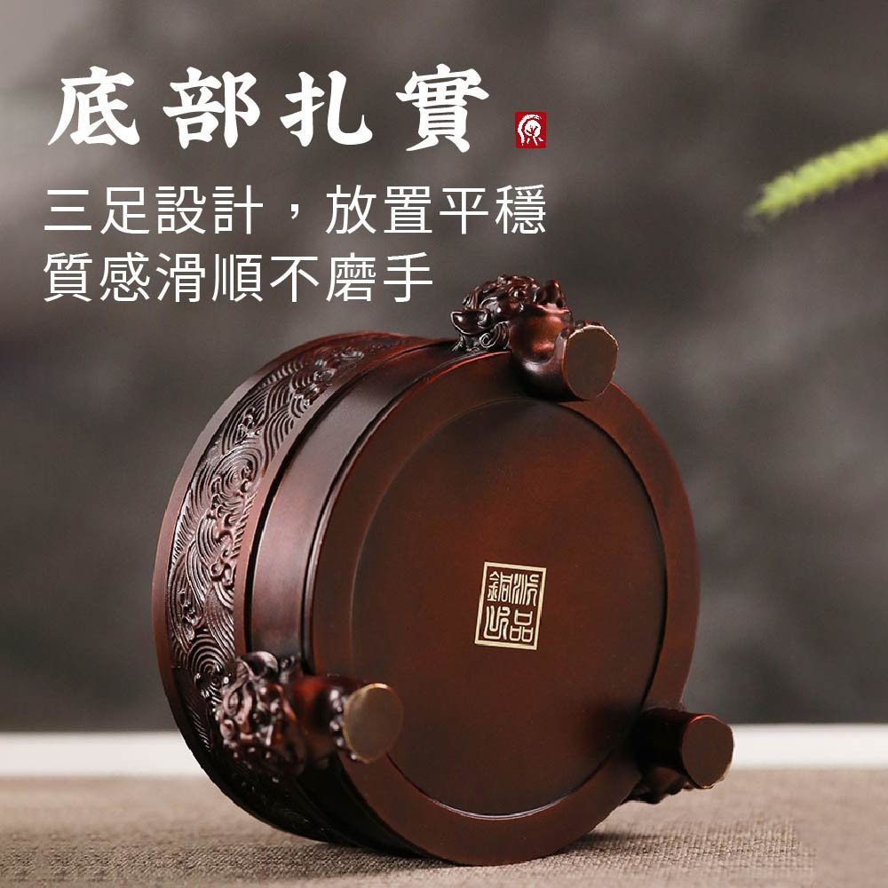 01380 銅造鯉細工三足香炉 香爐 箱付 古玩 中国