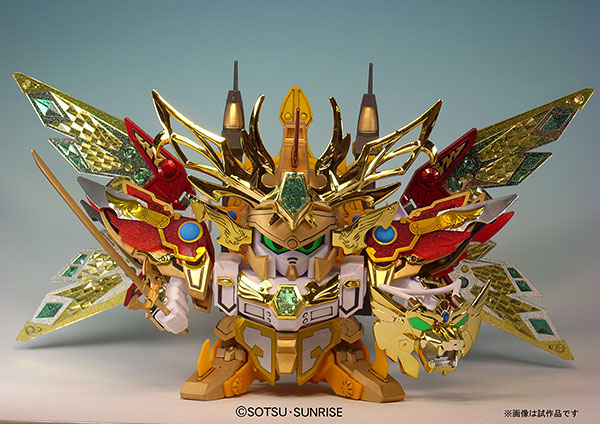 SD武者ガンダム BB 轟炎武威大将軍 -輝羅鋼極彩- プラモデル
