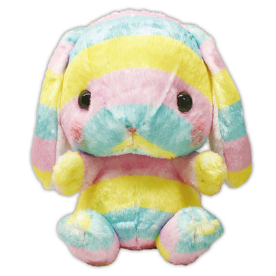 ぽてうさろっぴー BIGレインボー ぬいぐるみ[アミューズ]《在庫切れ》