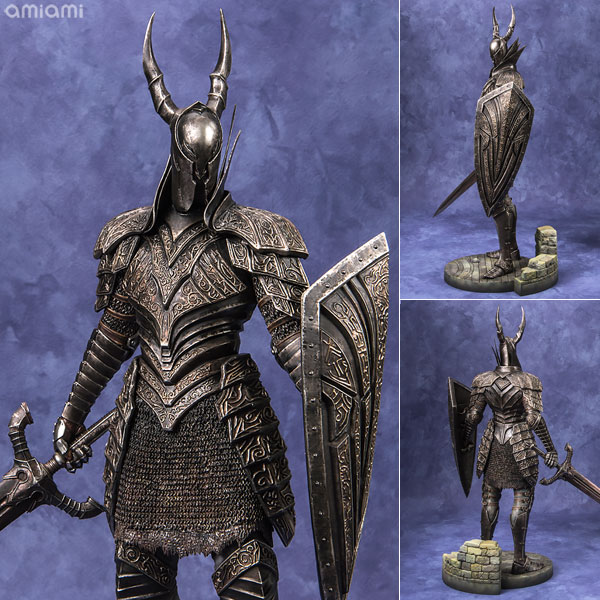 新品未開封 Gecco ダークソウル 黒騎士 スタチュー 特典武器付き 特典