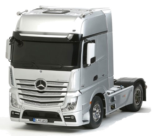 タミヤ1/14 メルセデス・ベンツアクトロス6×4 フルオペ、すぐ遊べます