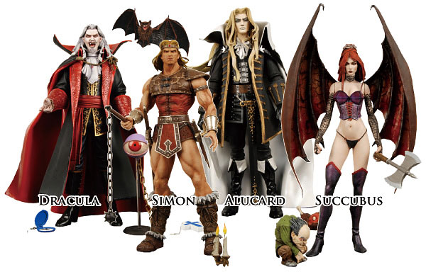 悪魔城ドラキュラ アクションフィギュア シリーズ1 アソート カートン