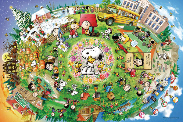 スヌーピー ピーナッツ ジグソーパズル 1000ピース シャボン玉の想い出