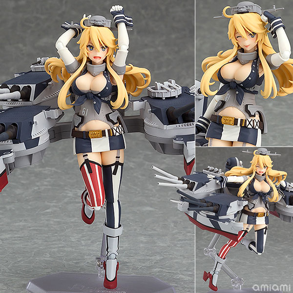 オンライン特典付き Iowa アイオワ 艦これ 目閉じ笑顔 figma figma