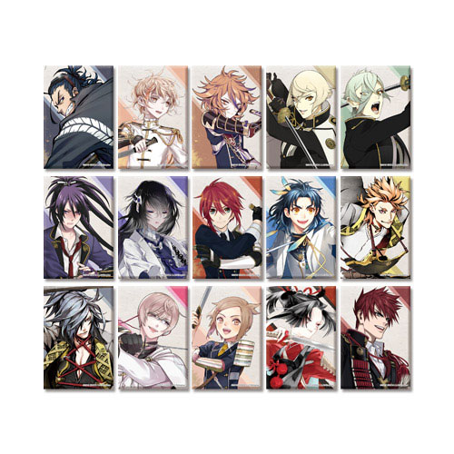 刀剣乱舞-ONLINE- スクエア缶バッジコレクション 戦闘 第四弾 20個入り