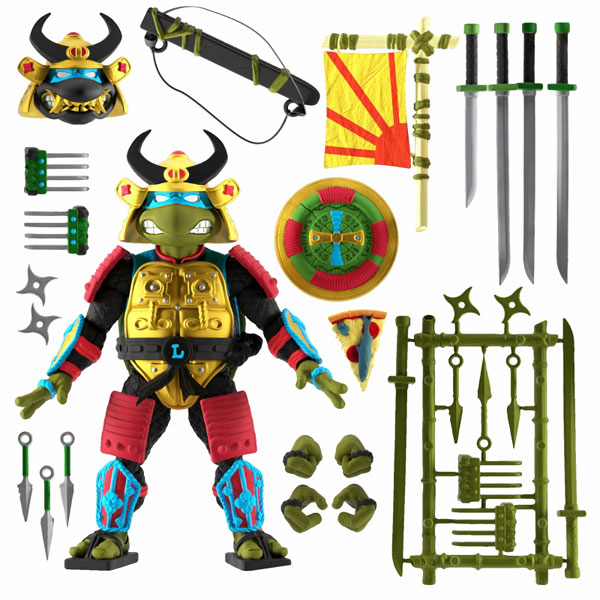 CYBER SAMURAI FIGURES TEENAGE MUTANT NINJA TURTLES PLAYMATES 1994