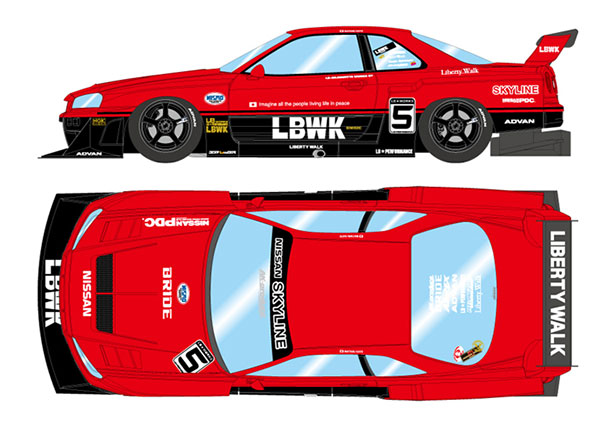 1/43 LB-ER34 スーパーシルエット スカイライン 東京オートサロン 2020