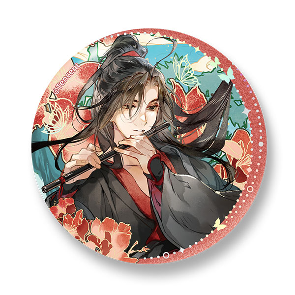 ラジドラ魔道祖師 公式茶屋 THEキャラカフェ☆缶バッジ 7個☆⑤ 墨