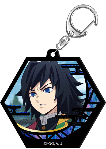 ୨୧鬼滅の刃୨୧冨岡義勇 ボタン付アクリルチャームコレクション