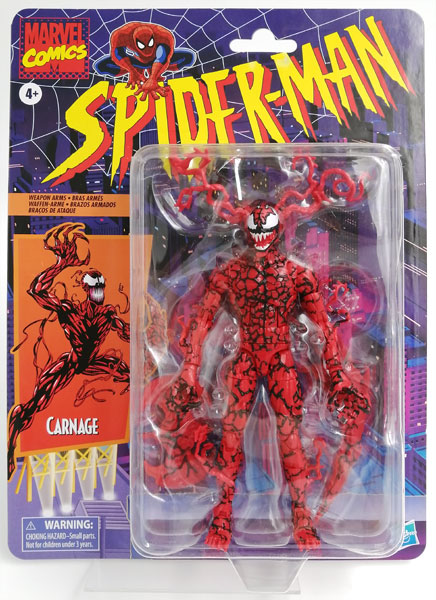 マーベルレジェンド レトロ スパイダーマン カーネイジ (トイザらス限定)