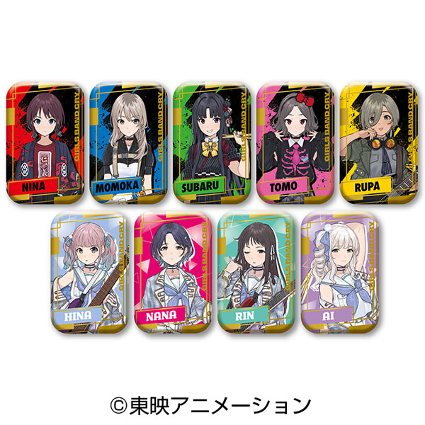 ノーノーガールズサ インデザイン 缶バッジ 9個セットMOMOKA以外