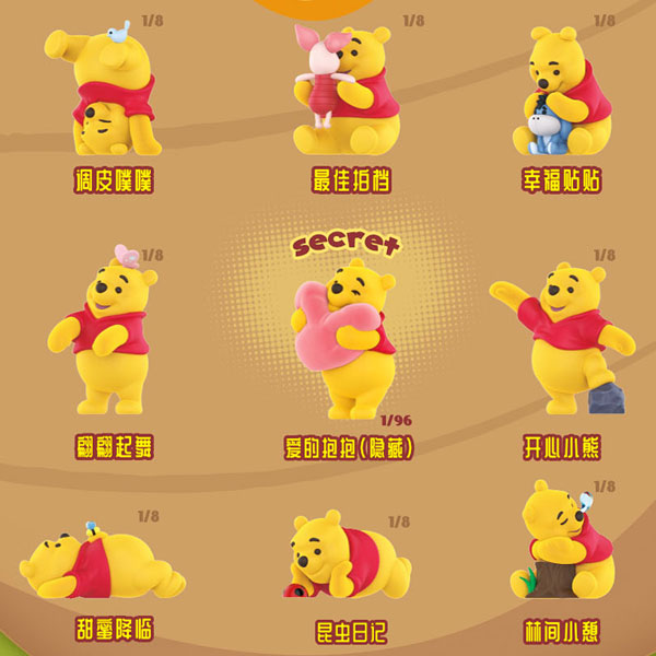 BLINDBOX ディズニー のんびりプーさん 8個入りBOX[52TOYS]《在庫切れ》