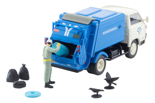 5521 カスタム用等分解トミカ 三菱キャンター 清掃事業回収パッカー車